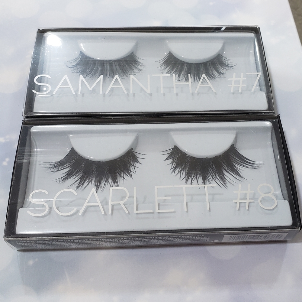 Huda Beauty Lashes Scarlett #8 & Samantha #7 BNIB
